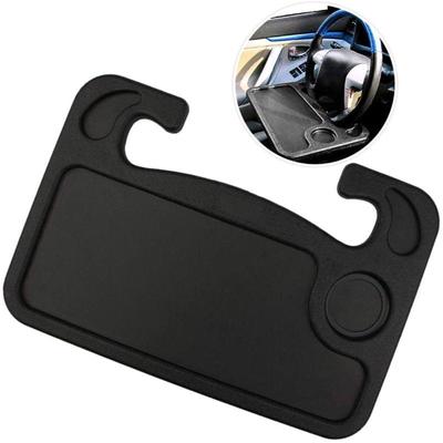 Auto-Lenkrad-Schreibtisch, Laptop, Tablet oder Notebook, Auto-Reisetisch, Lebensmittel-Ess-Haken an der Lenkradablage, passend für die Lenkräder der meisten Fahrzeuge