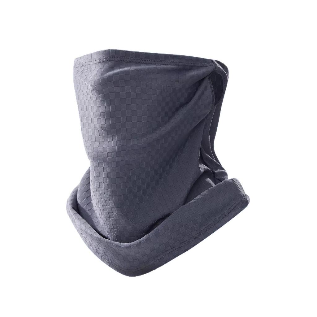Men's Outdoor UV Protection Ice Silk Face Mask & Neck Gaiter for Summer Cycling