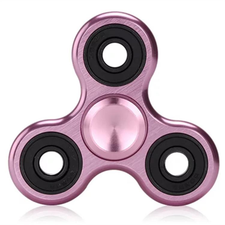 70mm Triangle Finger Aluminum Alloy Metal Spinner No Box R188 Bearing Turn for 3-4 Minutes Child Toys Decompression Toy Spinner