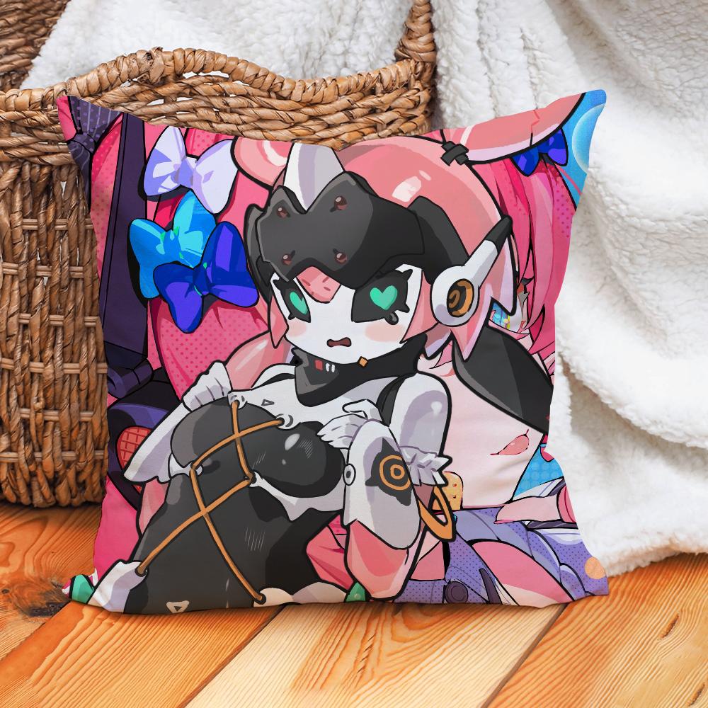 Zenless Zone Zero Angels Of Delusion Aod Pillow Case Home Cushion Cover Suitable For Office Sofa Car Suitable For All Seasons