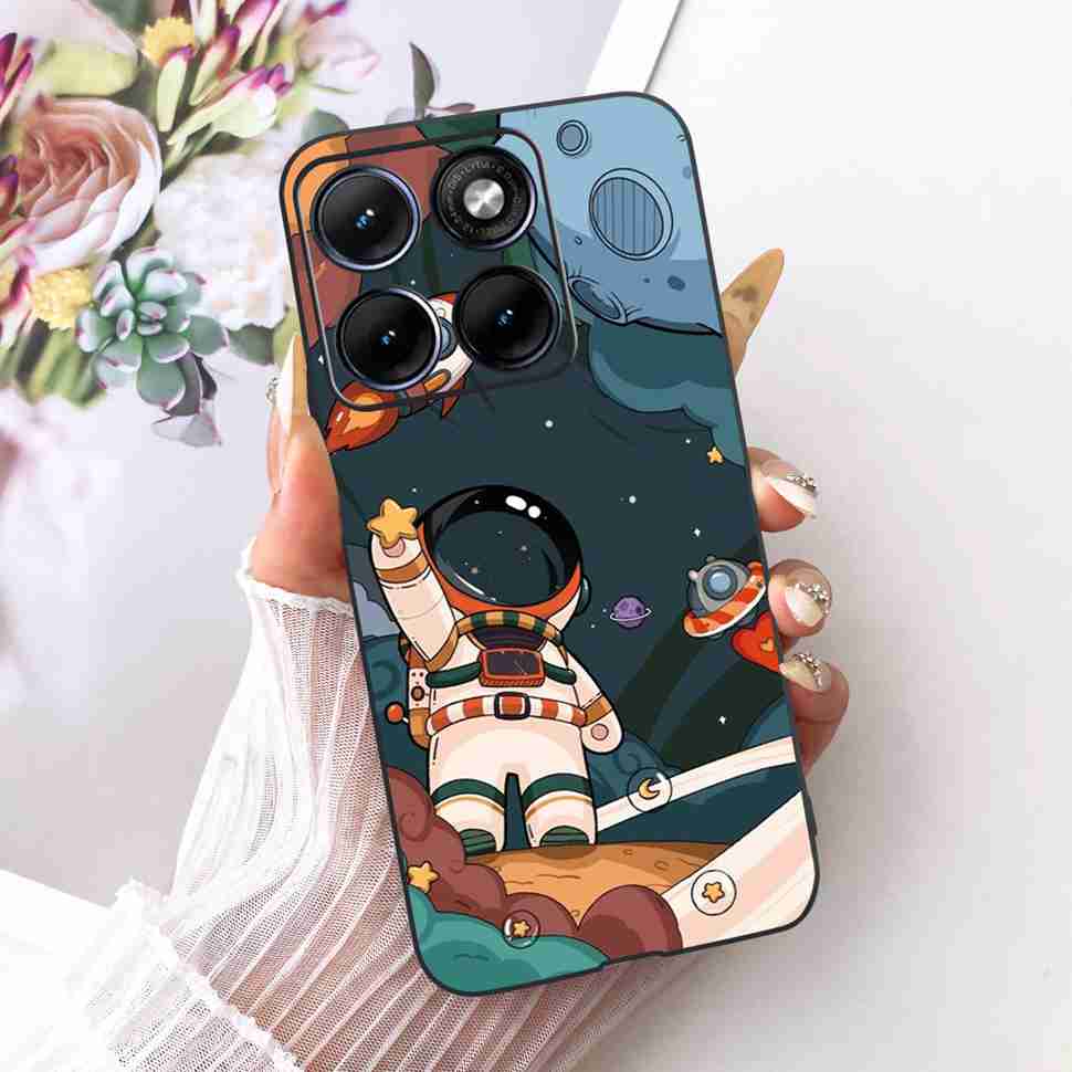 For Motorola Edge 70 Fusion 5G Case Cartoon Cat Panda TPU Black Cover For XT2605-1 XT2605-2 XT2605-4 Soft Silicone Phone Cases