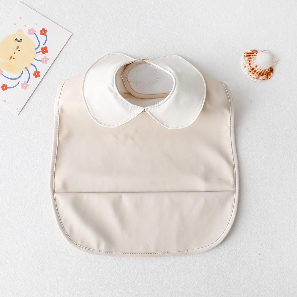 Korean Reversible Waterproof Infant Bib - Wash-Free, Anti-Stain, Baby Sleeveless Apron