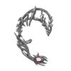 Exaggerated Punk Dragon Ear Clips for Non-Pierced Ears - Women's Dragon-Shaped Zircon Thorn Ear Hooks
