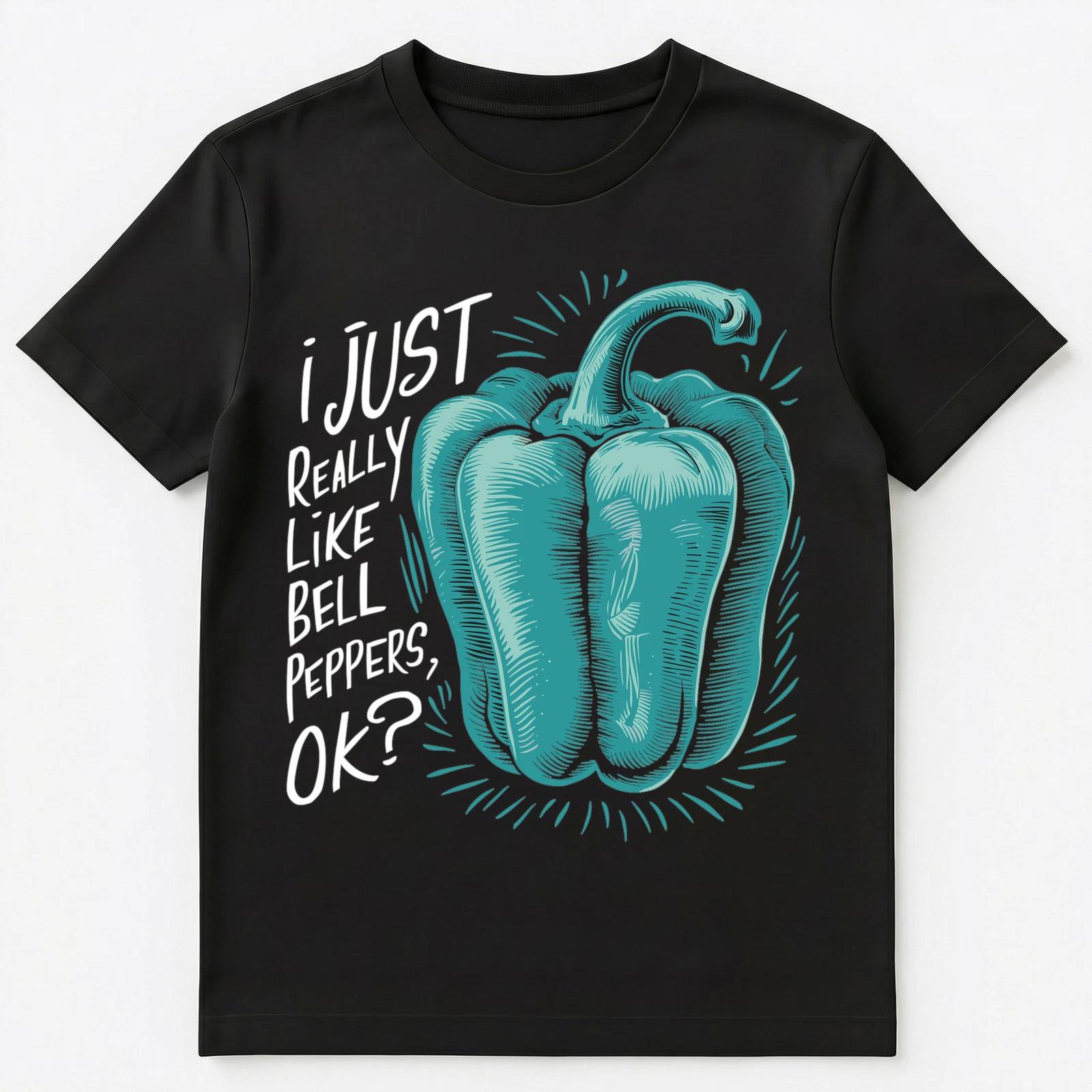 

Im Just Really Into Bell Peppers Ok Unisex T-Shirt S разноцветный