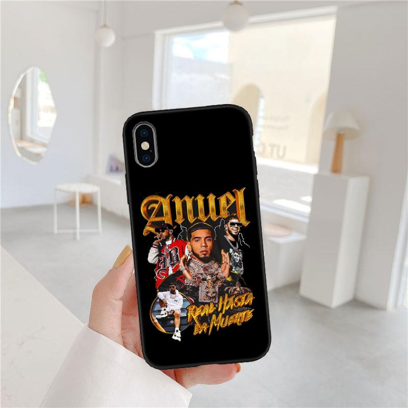 AQ7 Anuel AA Soft Shell Phone Case for Xiaomi Poco F1 M4 M5 M6 M7 X3 X6 X7 Pro GT NFC