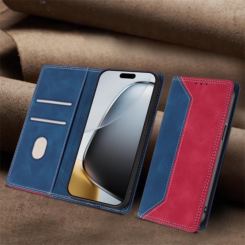 Fashion Magnetic Flip PU Leather Phone Case For Samsung Galaxy S26 Plus S25 Edge S24 FE S23 S22 S21 S20 Ultra S10 Wallet Card Holder Pocket Back Cover