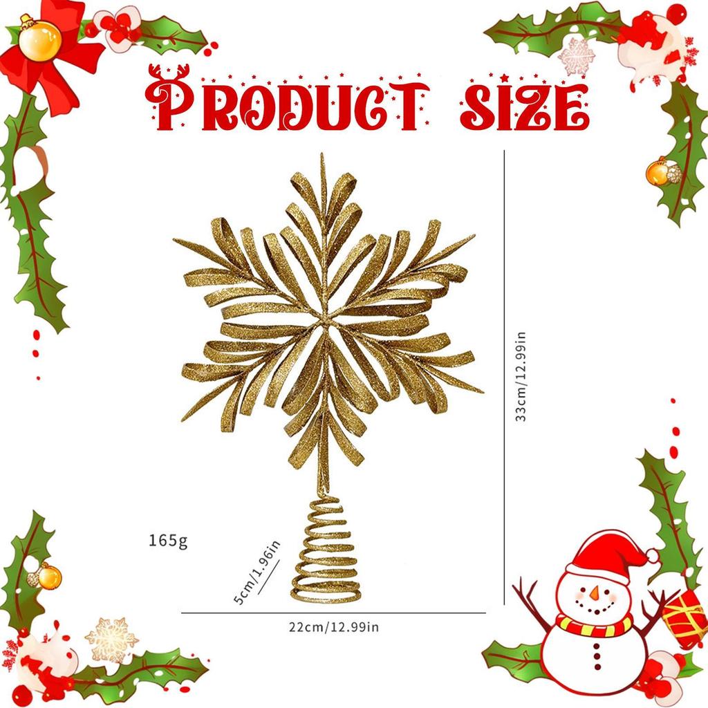 Christmas Tree Topper Funny Versatile Creative Easy to Use Classic Reusable Ornament for Festival Outdoor Photo Props Home Party