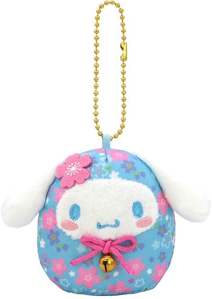 Nakajima Corporation Sanrio Characters Sakura Daruma Mascot Cinnamoroll 205377-24 H6.5 X W9.5 X D5cm