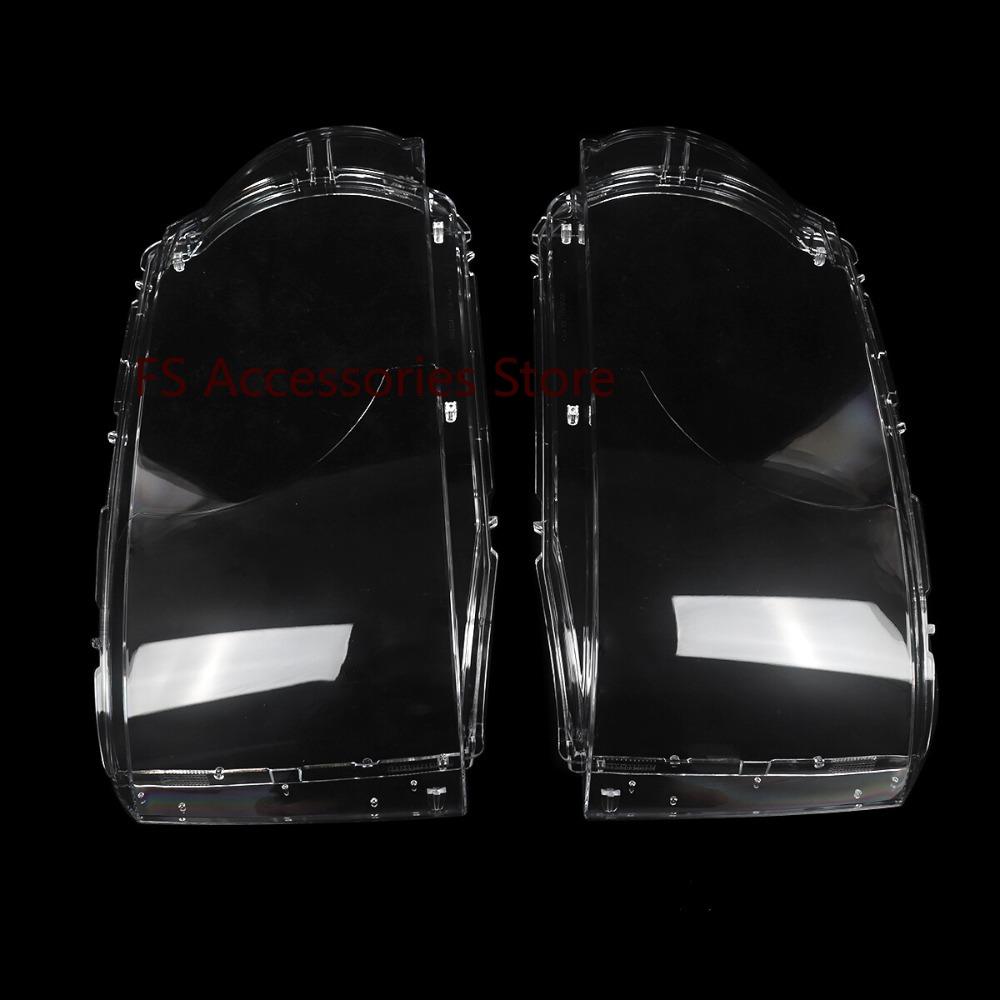 Pair Headlight Headlamp Cover Lens For Land Rover Range Rover Vogue L322 2010-2012 Replacement Front Headlamp Lens Shell
