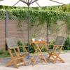 VidaXL 3-piece Bistro Set Grey Braided Resin and Solid Wood, Garden Bistro Set, Balcony Set, 3281791
