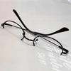 Anime Metallrahmen Brille Sommer Damen Mädchen Schwarz Halbrahmen Ohne Gläser Brillen Cosplay Party Dekoration Modeaccessoires