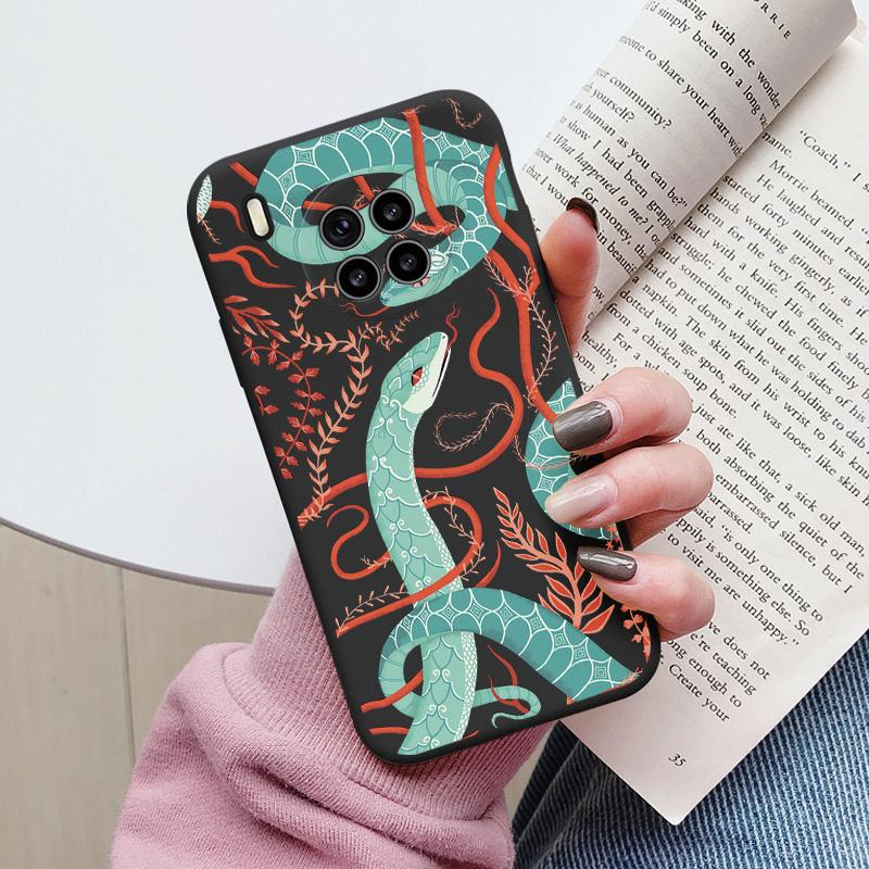 Flowers Funda For Honor 50 Lite Capa Phone Case Soft Silicone Leopard Print Cute Cat Bear Back Cover Shockproof For Honor 90 200
