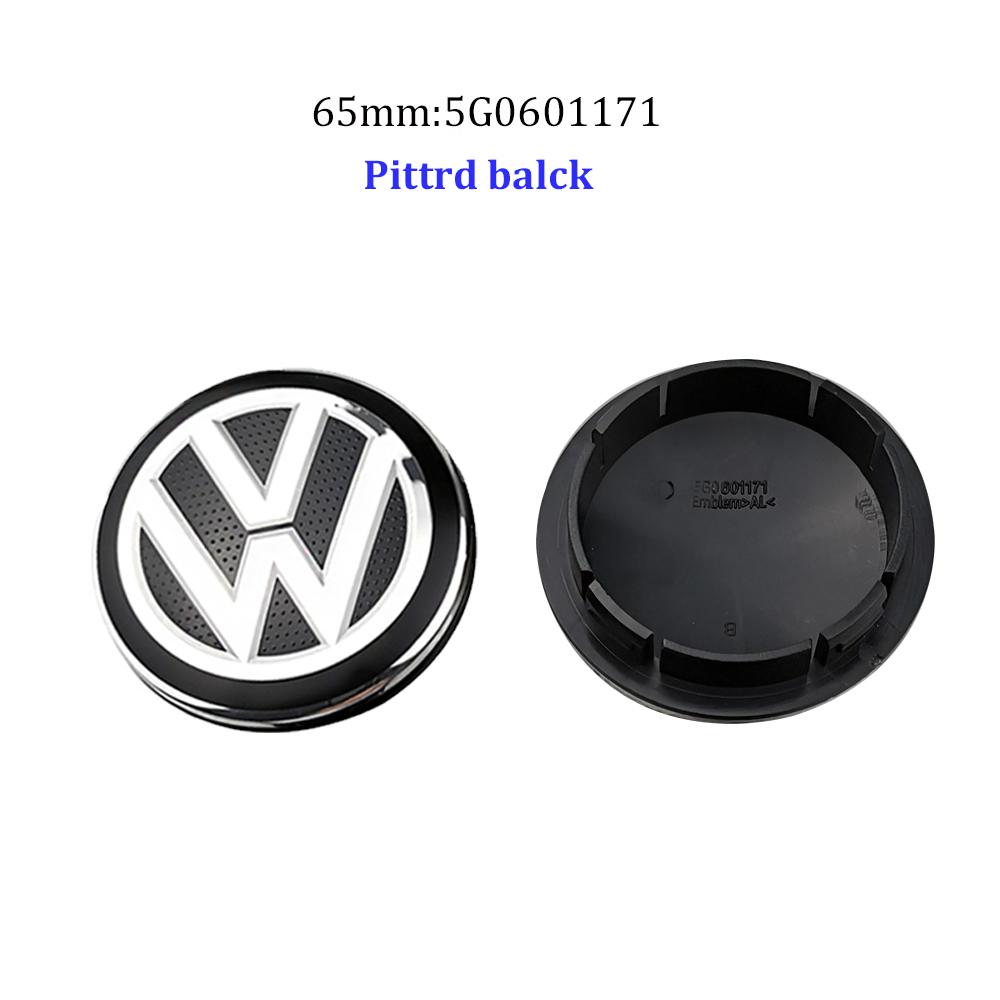 EPYFH1 NN-4pcs Wheel Center Hub Caps 55mm 56mm 65mm 70mm 76mm wheel cover For VW Polo Golf 4 5 6 7 Touran CC Passat B6 B7 accessories