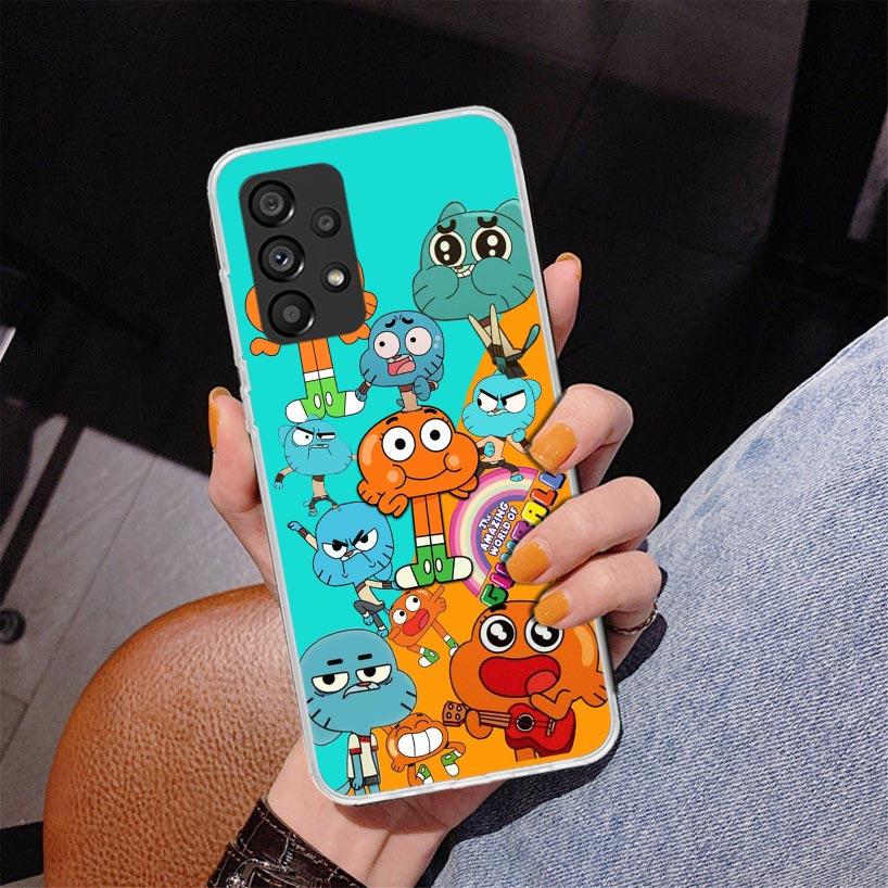 The Amazing World Gumball Phone Case For Samsung Galaxy A17 A16 A15 A14 A13 A57 A56 A55 A54 A53 A37 A36 A35 A34 A33 A26 A25 A24