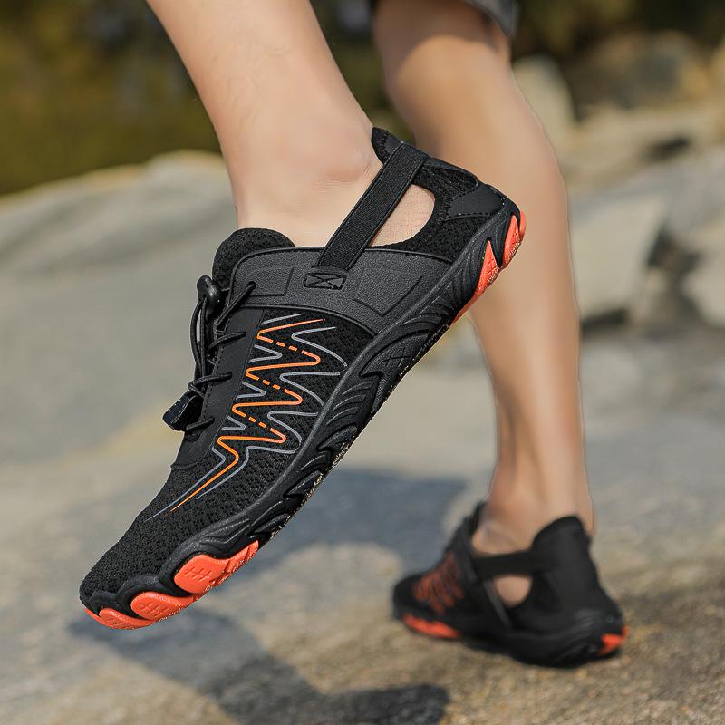 Unisex Non-Slip Breathable Wading Shoes for Couples: Perfect for Swimming, Beach, and Creek Activities with Soft Sole and All-Around Training Support.
