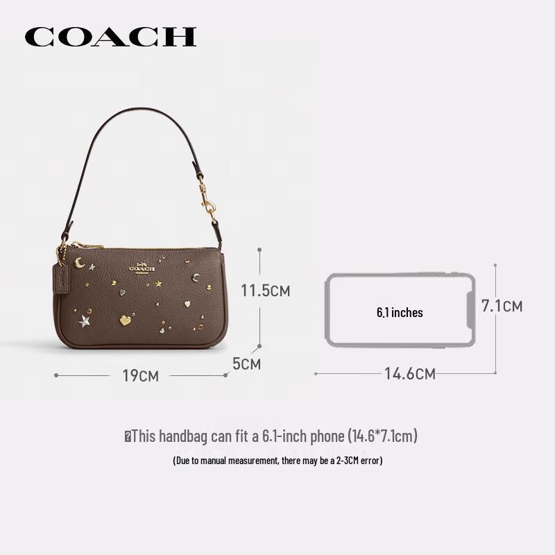 COACH Nolita 19 Signature Canvas Shoulder Bag