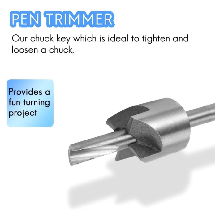 Precision Pen Barrel Trimming System with Cutting Head and Pilot Shaft Set DIY