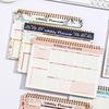 Planner Săptămânal Nedatat B5 Blocnotes Săptămânal Listă de Lucruri de Făcut Legare Spirală Organizator de Birou cu 52 de Foi pentru Școală Sarcină Program de Lucru