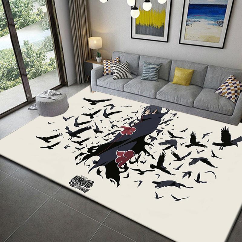 

Naruto Ninja Legend Area Rug Soft Washable Non-Slip Plush Mat for Bedroom Living Room 60x90cm