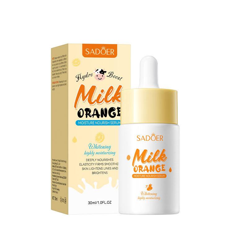 SADOER Milk Fruits Facial Serum for Face skincare Moisturizing Firming Hydrating Facial Essence Beauty Face Skin Care Products