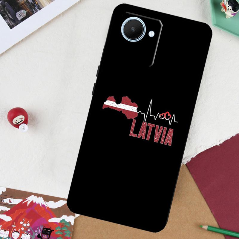 

Latvia Flag For Realme GT7 Pro GT 6T 5 6 C67 C75 C61 C55 C53 C51 C21Y C25S 10 11 12 13 14 Pro Plus Case Realme C31