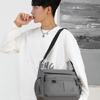 Oxfords Toted Bag for Men Shoulder Crossbody Handbag with Multi Pockets Zipper for Work Office Travel and Daily Use