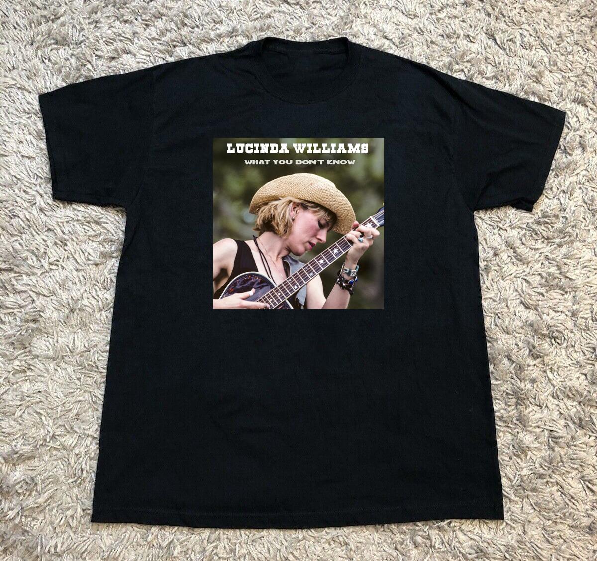Lucinda Williams - What You Don t Know Black Cotton Shirt S-5XL TH92 S