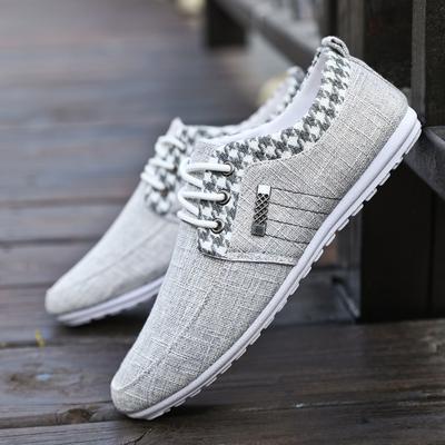Modne męskie buty codzienne płócienne oddychające buty do jazdy samochodem męskie miękkie wygodne męskie buty na płaskim obcasie antypoślizgowe leniwe mokasyny rybackie
