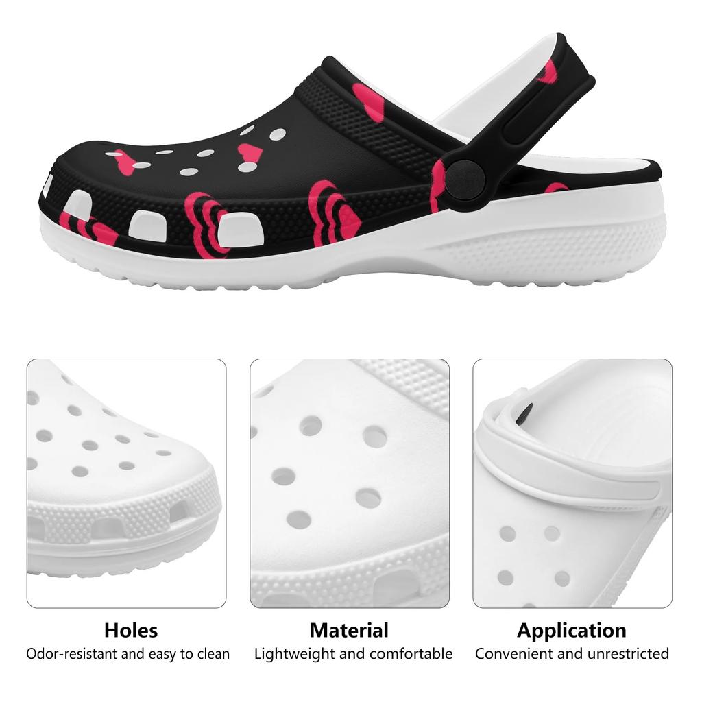 Color Print EVA Clogs Adult Unisex Ventilated Breathable Slip On Casual Shoes Soft Sole Summer Sandals Daily Comfort Wear