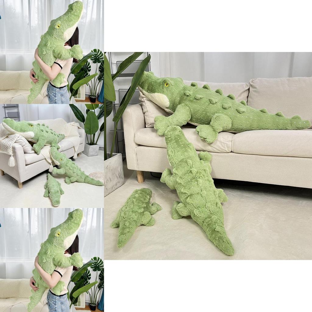 Crocodile Plush Toy Giant Pillow With Pp Cotton Filling For Kids Sleep And Play