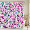 3D Shower Curtains Flowers Bathroom Curtain With Hooks Waterproof Print 180X240Cm Polyester Cloth Bathroom Decoration Screen