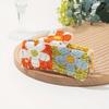 Knitted Flower Hair Claw Handmade Crochet Non-slip Cute Hair Accessory for Girls Women Daily Wear Party Use