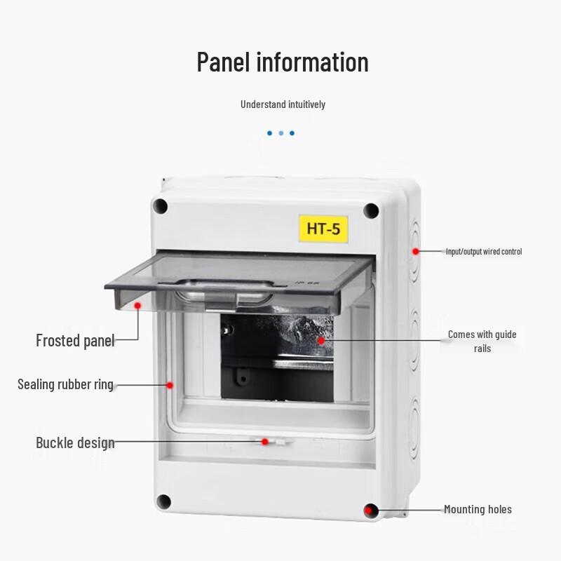 Deweilai 8-Way Waterproof Distribution Box