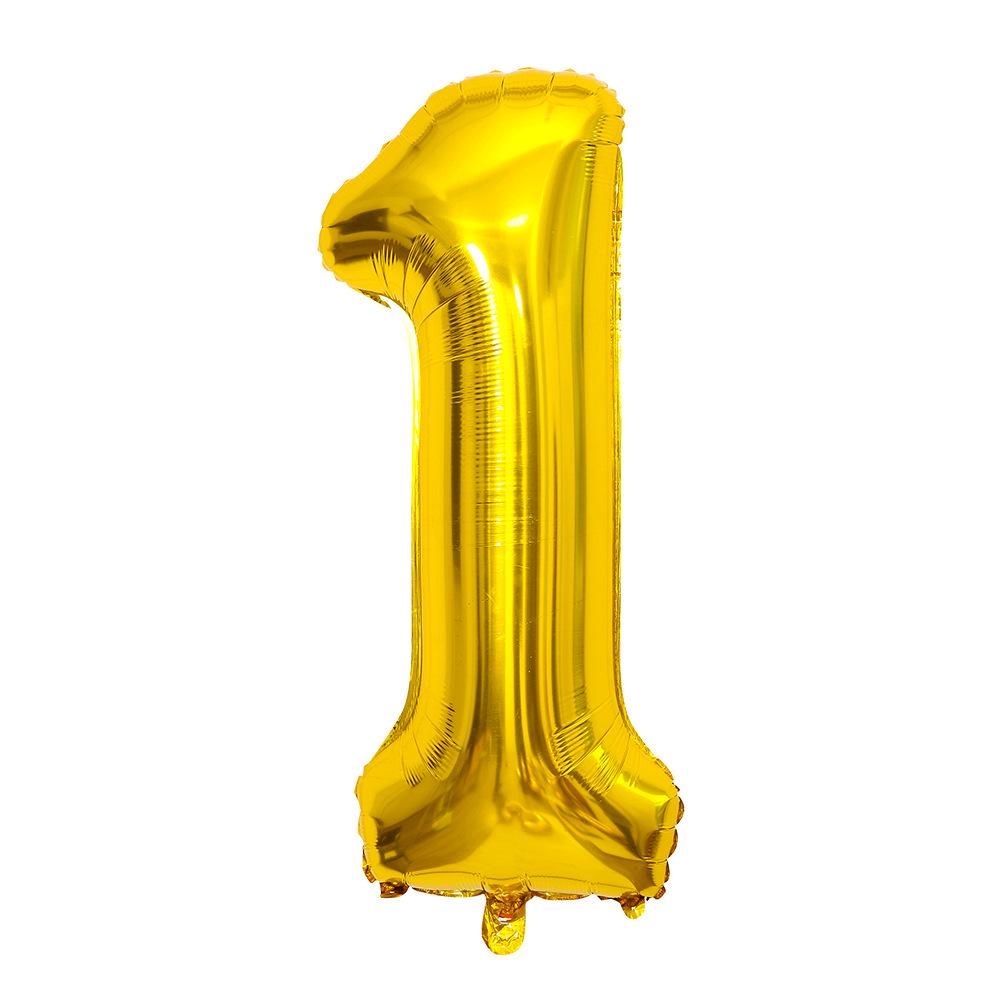 Globos de Aluminio con Número de 40 Pulgadas (EE. UU.) - Decoración de Fiesta
