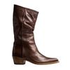 Autumn And Winter New Mid Length Pleated Women'S Boots With Pointed, Thick, Low Heel Casual Knight Boots 35-46 Calf Boots