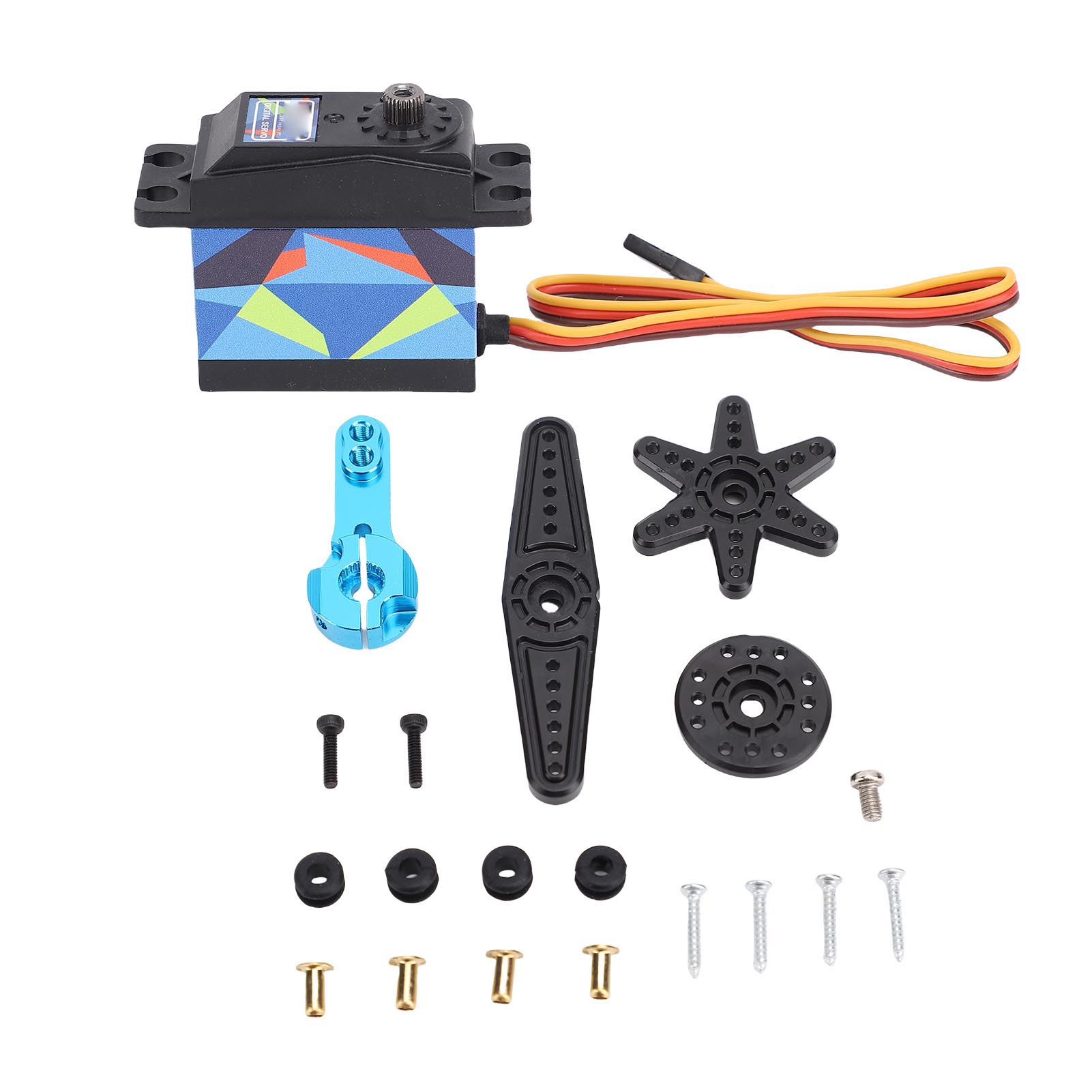 

35KG Digital Servo Motor with 25T Arm Steel Gear High Torsion Servo Motor Replacement for 112 110