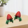 3D Tištěná Figurka Jahodového Kraba Pohyblivé Klouby Krab Poustevníček Figurka Artikulovaný Model Zvířete Hračka Domácí Kancelář Knihovna Stolní Dekorace Ornament