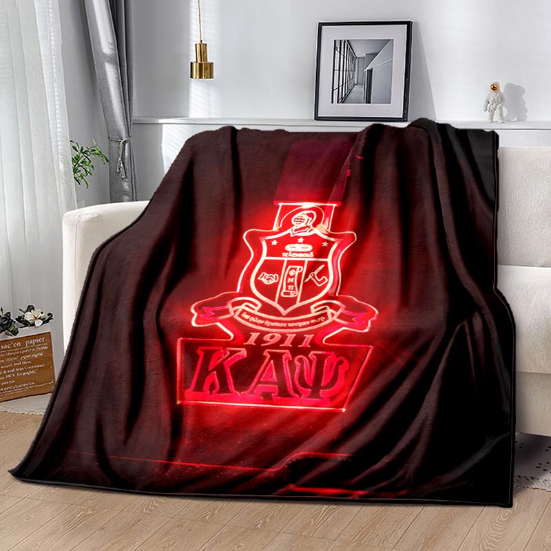 1pc Blanket Kappa Alpha Psi Print Design, Lightweight Blanket for Sofa, Bed- Soft &Warm, Gift for All Seasons like Christmas, Halloween