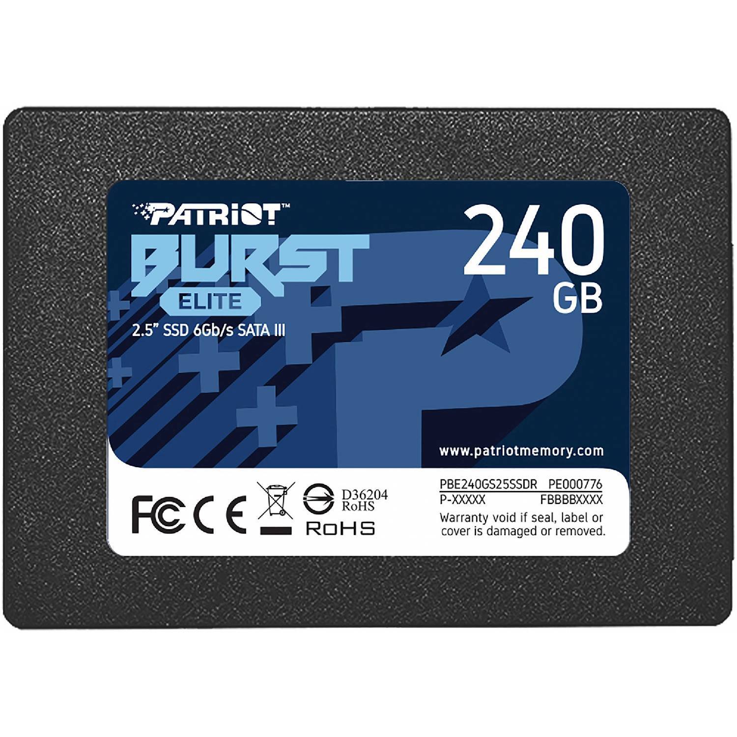 

Ssd Drive Patriot Memory Burst Elite Pbe240gs25ssdr