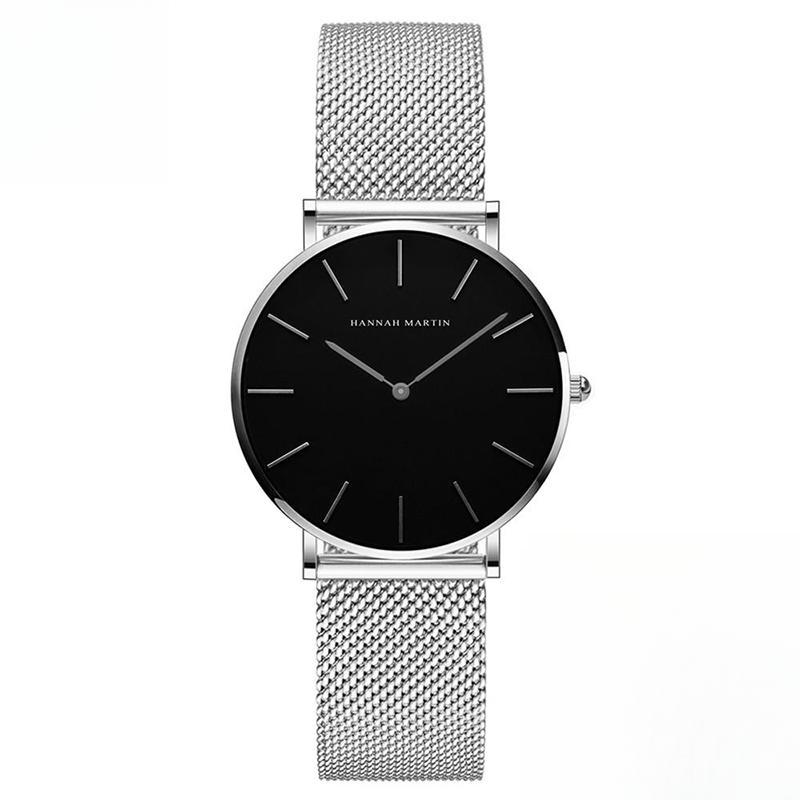 Japan Quartz Movement High Quality  Women Steel Mesh Rose Gold Waterproof Ladies Watch
