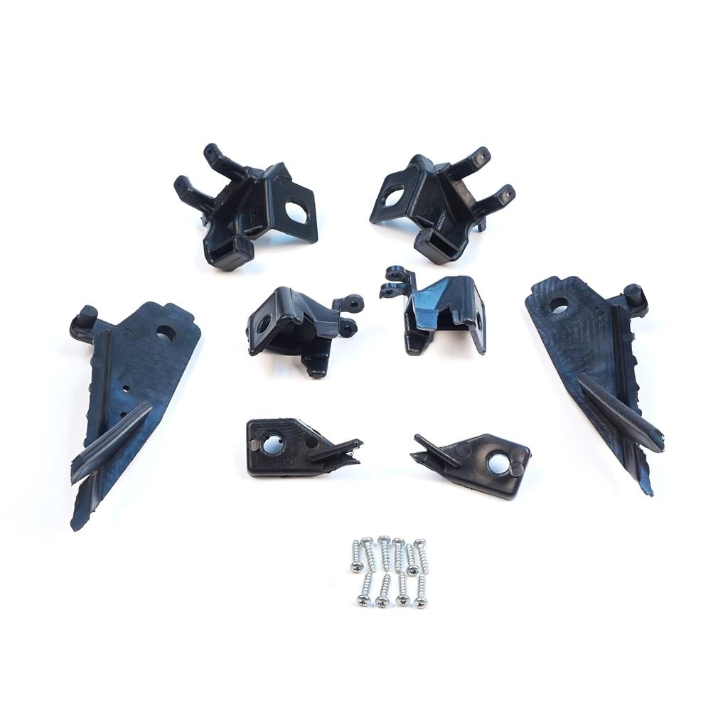 EHL546+EHL547 Headlight Holder Mount Repair Bracket Tab Set Left Right Side for Renault Megane BFB K9A B9A MK4 2016-On 260601571R 260100506R