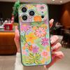 Retro Floral Pattern Case For iPhone 17 Pro Max Magnetic For Magsafe Hybrid Slim Matte Cover For iPhone 16 15 14 13 Pro Max