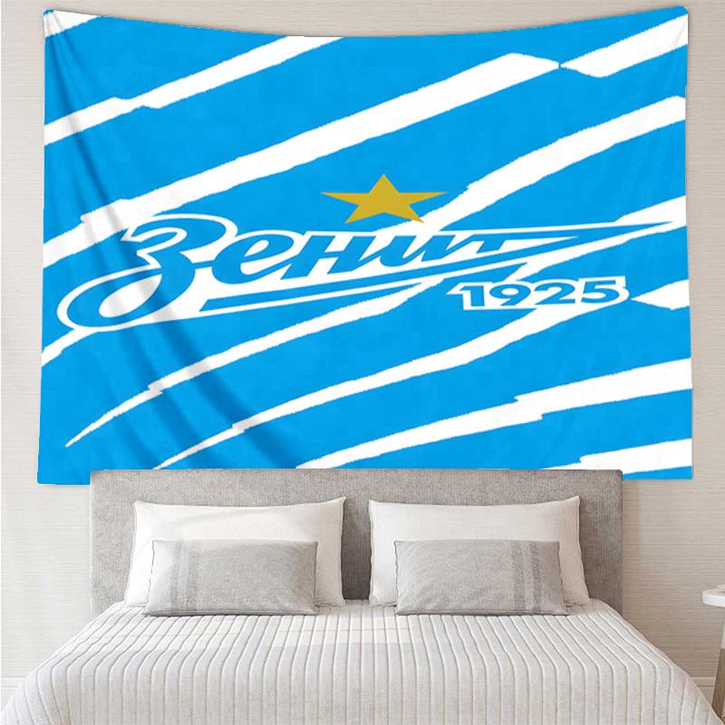 1PC Football Club Emblem Printed Tapestry Room Decoration Wall Hanging for Living Room Bedroom, Dormitory, Birthday and Christmas Gifts