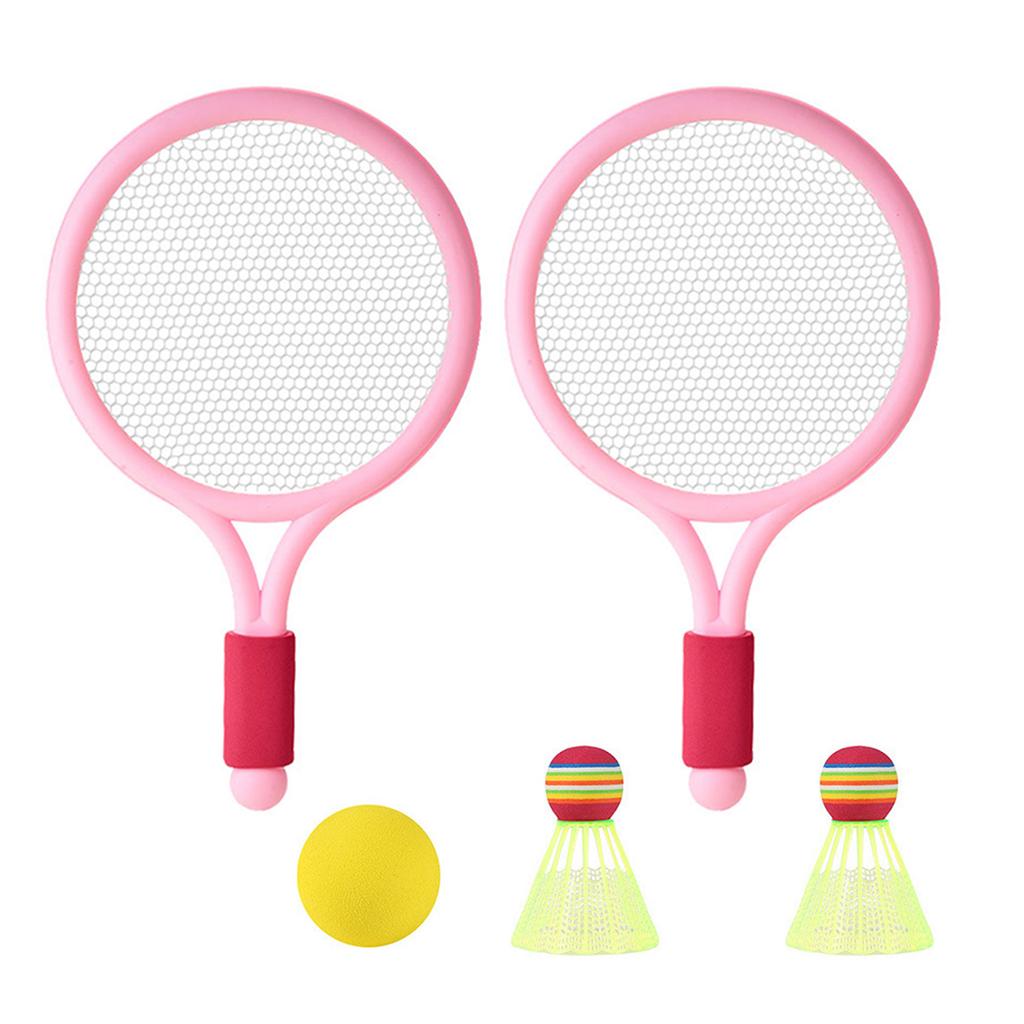 Racchette da tennis per bambini, set di racchette da tennis per bambini dai 2 ai 15 anni, racchetta da badminton con racchette da tennis e 2 volani