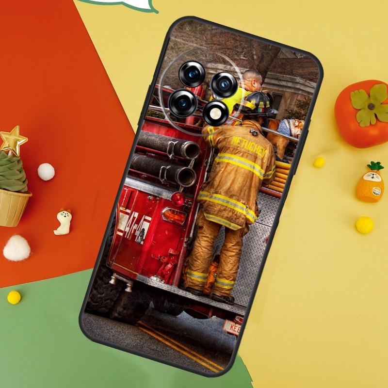 

Fireman Firefighter Case For OnePlus 15 12 12R 13T 13R 13 11 9 10 Pro 10T 8T Nord 5 CE 2 3 4 Lite N20 N30 Cover OnePlus 9Pro