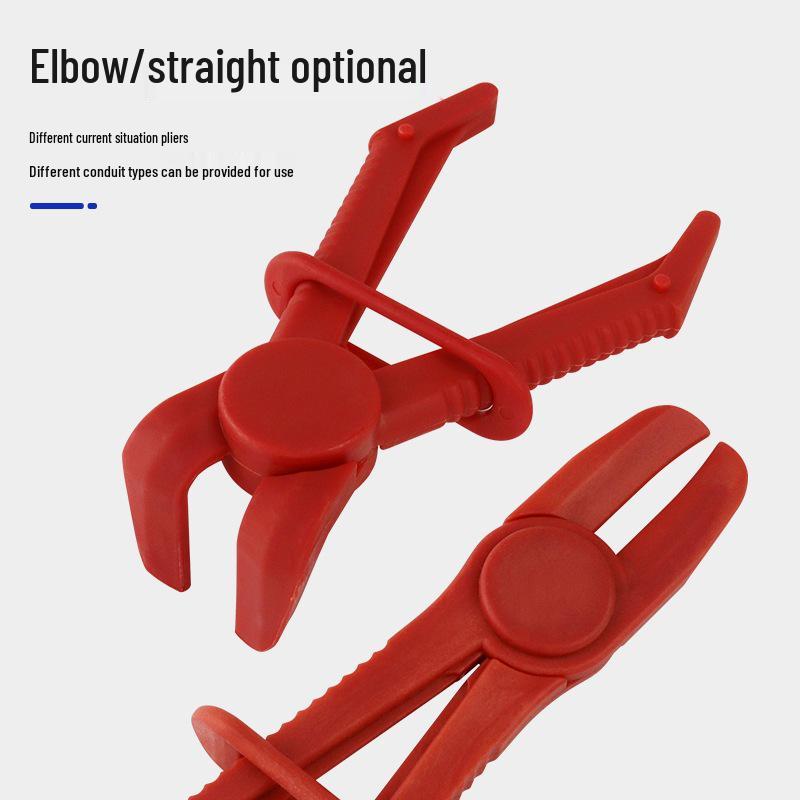 Automotive Oil Pipe Clamp & Sealing Pliers: 3-Piece Set for Oil Flow Stop.