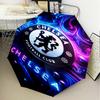 1PC Chelsea Fc  Printed Umbrella Folding Umbrella, Automatic Umbrella 8-Frame for Travel, Camping Fan Gifts Christmas Gifts