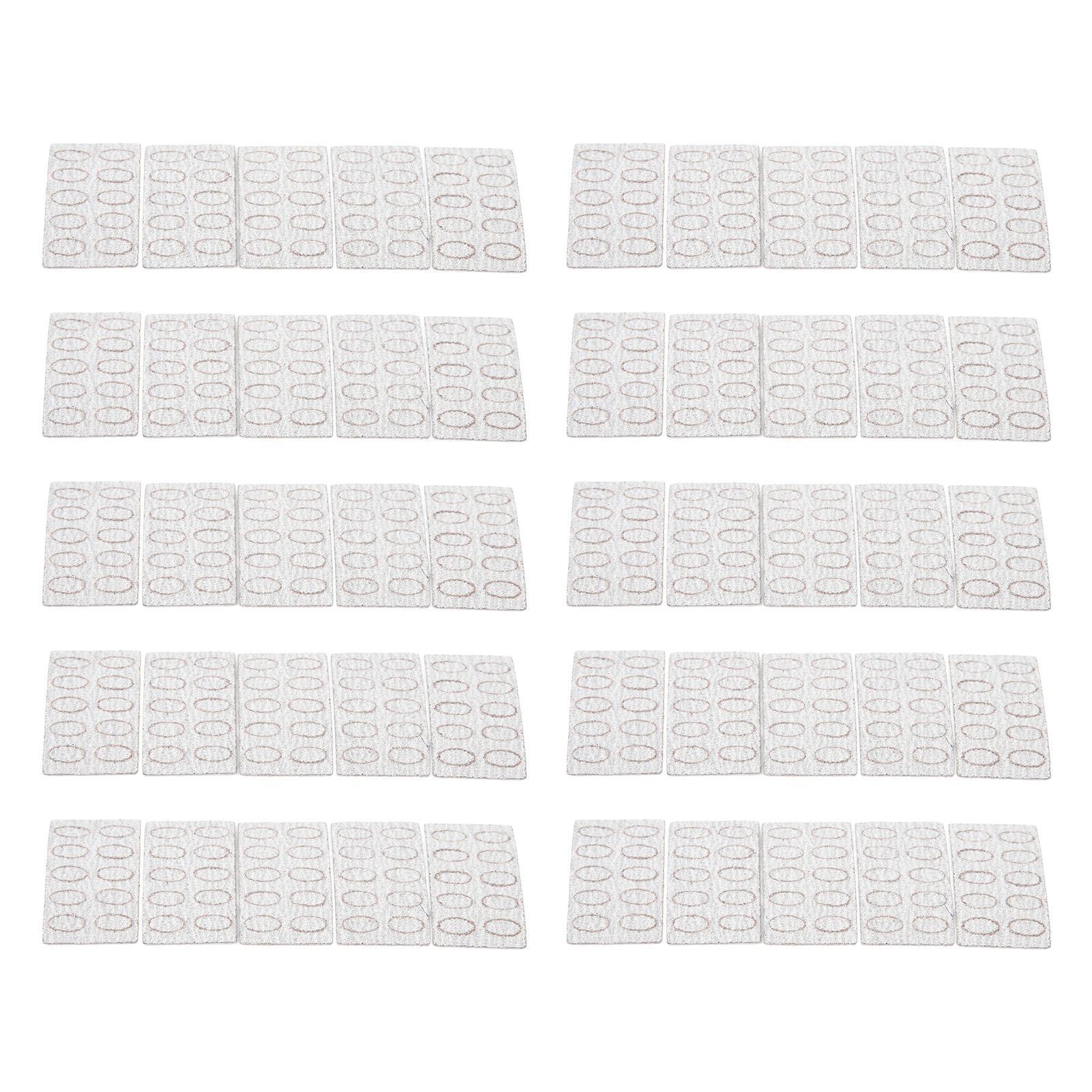 

10 Bags 100 Grit Steel Pusher Sandpaper Self Adhesive Dead Skin Removal Nail Cuticle Pusher Sand