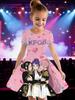 Kpop Cartoon Grafikkleid für Mädchen Lustiges Geschenk für Fans Harajuku Mädchen Kleidung Sommer Oberteile Kurzarmkleid Kinderkleidung