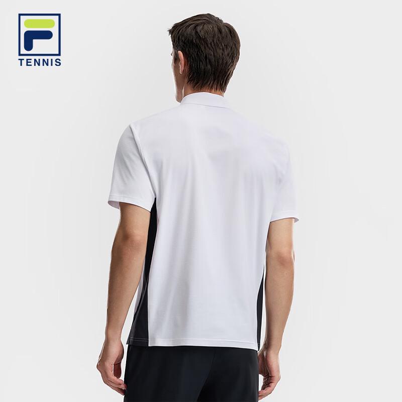 FILA Men's Knitted Short-Sleeve Polo Shirt